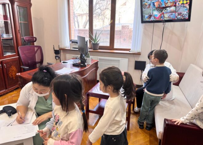 В ДЕТСКОМ САДУ» IQ SABI » ПРОШЕЛ МЕДИЦИНСКИЙ СКРИНИНГ